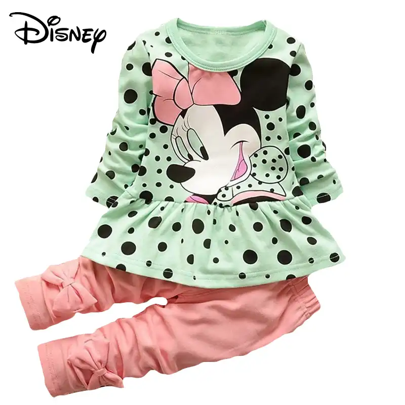 Disney Vetements Pour Bebes Filles Et Garcons Chemisiers En Denim A La Mode T Shirt A Manches Longues Haut Et Pantalon Tenue De Jogging Pour Enfants Aliexpress