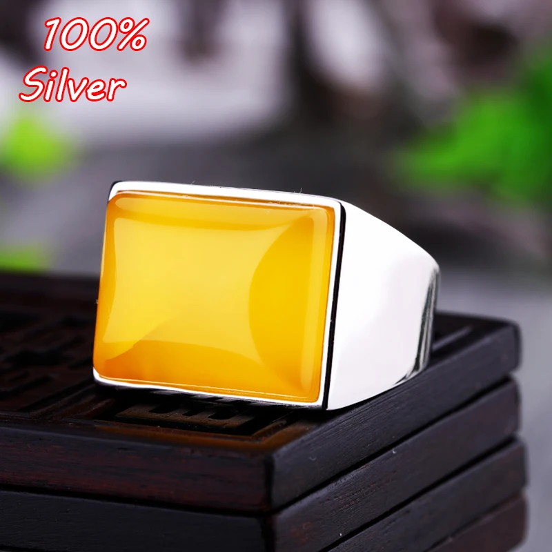 

15*20MM 925 Sterling Silver Ring Setting Rectangle Cabochon Base Adjustable Blanks Supplies for Jewelry Making
