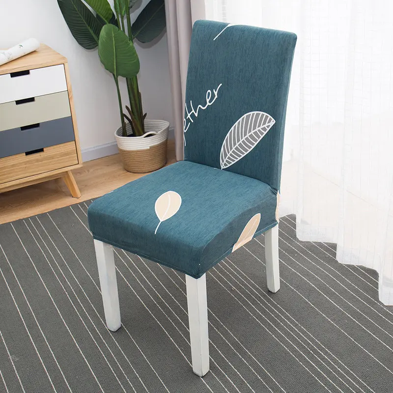 Removable Folding Elastic Dining Room Chair Cover Universal Printing Spandex Seat Chair Covers for Wedding ,Modern Kitchen Decor Removable Folding Elastic Dining Room Chair Cover Universal Printing Spandex Seat Chair Covers for Wedding ,Modern Kitchen Decor