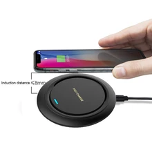 10 Вт Qi Быстрое беспроводное зарядное устройство для samsung S9 S9 plus Беспроводное зарядное устройство для iPhone X XS Max 8 plus быстрая Беспроводная зарядка Pad