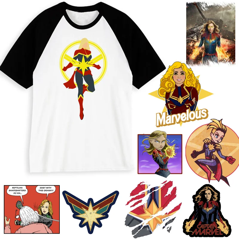 

captain marvel 2019 t shirt men tshirt boy t-shirt Tees america camisas Men/women Streetwear male streetwear Hiphop Clothes