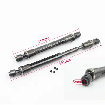 

Heavy Duty Steel Center DriveShaft 111-151mm For 4WD RC Crawler Rock Racer AXIAL SCX10 D90 RC4WD Tamiya CC01 Truck Upgrade Part