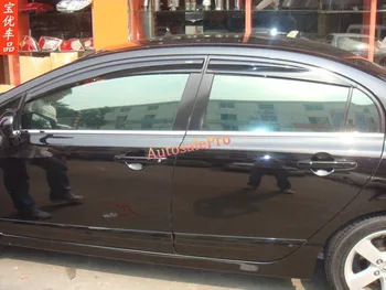 

Door Window Visor Deflectors Sun Rain Guard Deflector Vent For Honda Civic Sedan 2006 2007 2008 2009 2010 2011