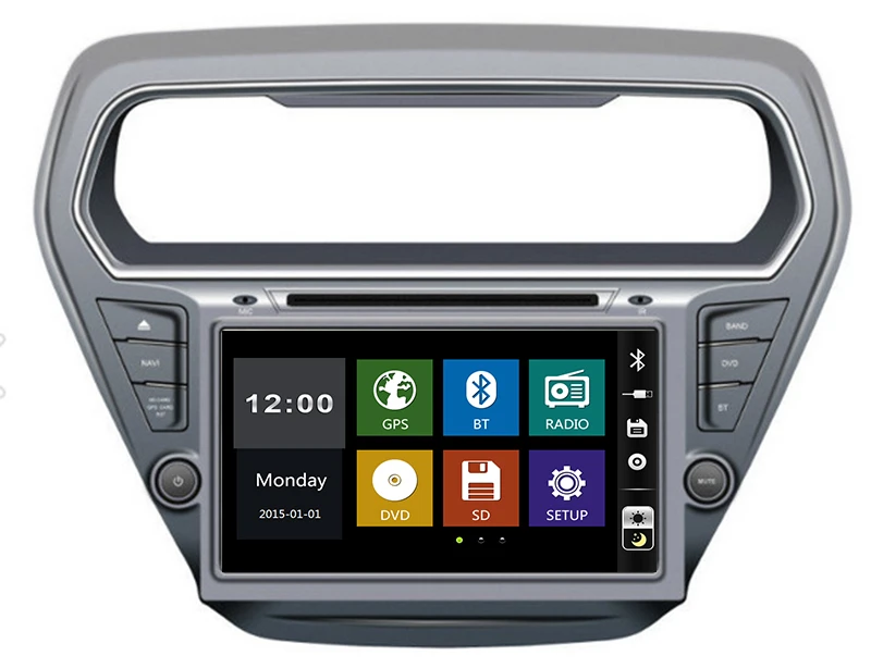 Excellent 8" in-dash Car DVD player with GPS navigation BT/TV USB SD AUX,audio Radio stereo,Car multimedia headunit for Ford Escort 2014 0