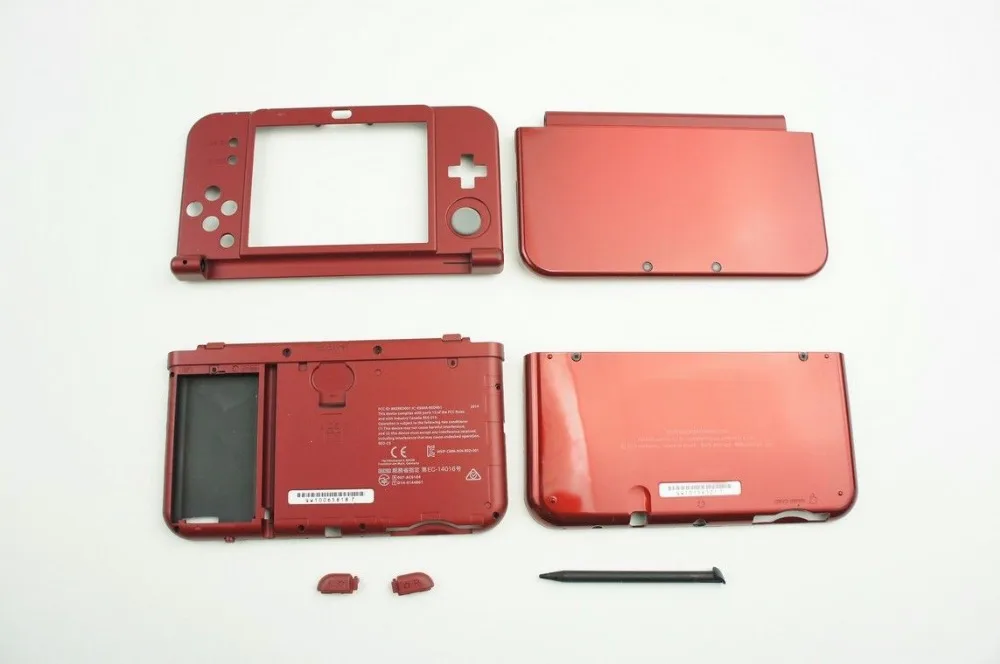2015 New Version for Nintendo 3DS XL LL RED Housing Parts Original