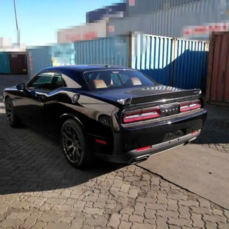 Для Dodge Challenger 2008 2009 2010 2011 2012 2013 задний спойлер Высокое качество ABS Материал грунтовка Цвет автомобильное украшение в виде хвостового крыла