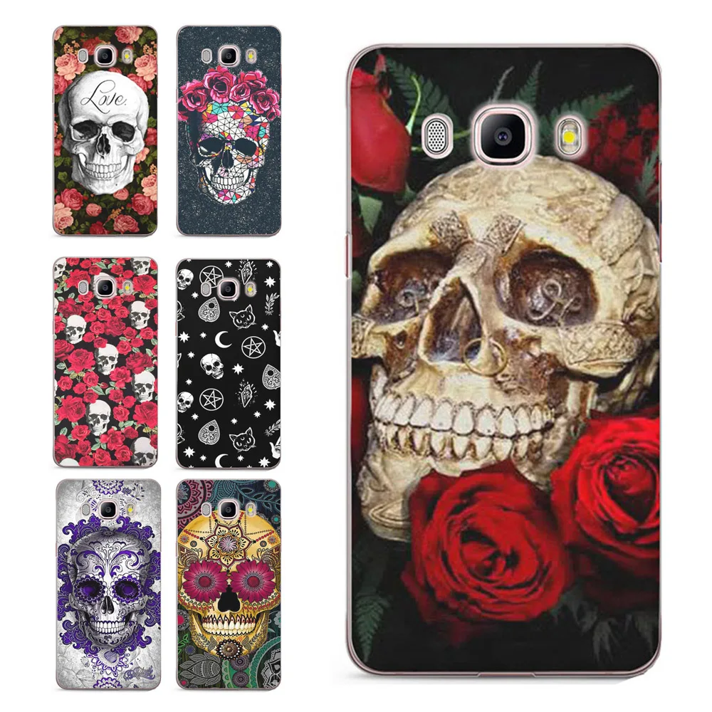 Case For Samsung Galaxy A3 A5 2016 2015 2017 prime J1 J2 J3 J5 J7 G530H S8/plus Note 8 TPU Soft Deer Skull Painted C029 |