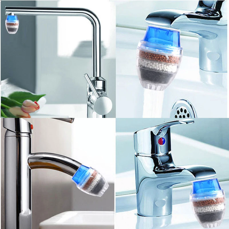 Household Kitchen  Faucet Activated Carbon Water Purifier Water Filter Purification System Remove Rust Sediment Filtering Suspen