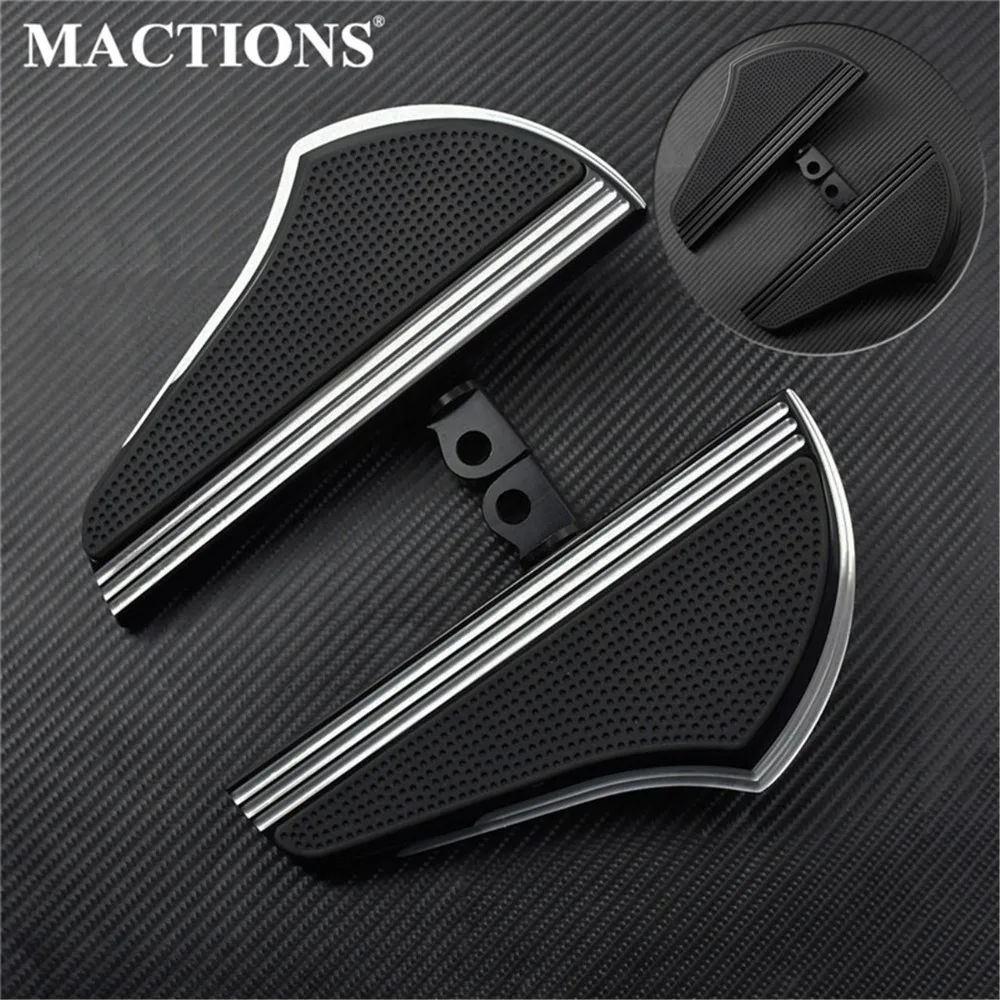 Passageiro da Motocicleta Pegs para Harley Defiance Piso Estribos Preto Masculino Montar pé Touring Dyna Sportster xl Modelos Cnc 2 Cheap Apoio para os pés