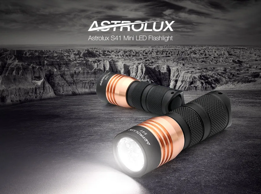 Astrolux S41 Водонепроницаемый 1600LM светодиодный фонарь es лампы L4 xNichia 219B/XP-G2/XP-G3 A6 1600LM Мини светодиодный фонарик Фонарь IPX8 освещение