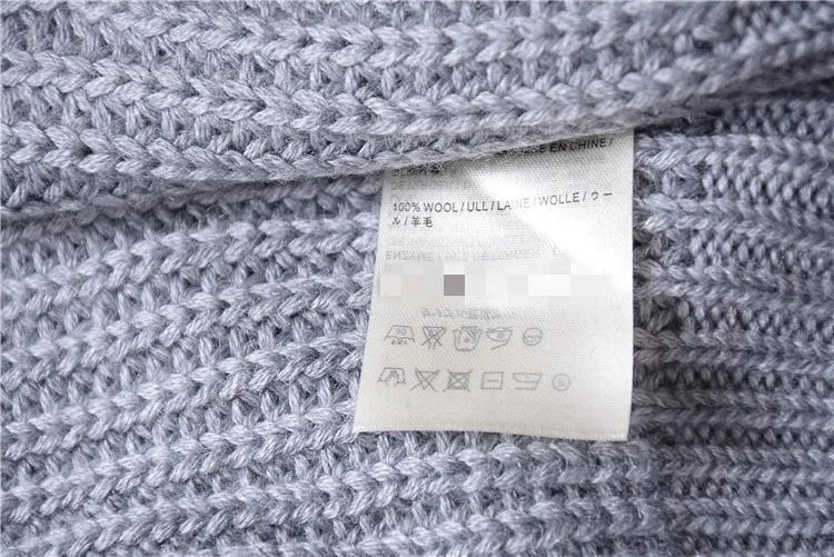 Чистая шерсть Твердые вязать для женщин Мода выдалбливают Oneck толстый пуловер свитер черный 4 вида цветов S-L Розничная и опт