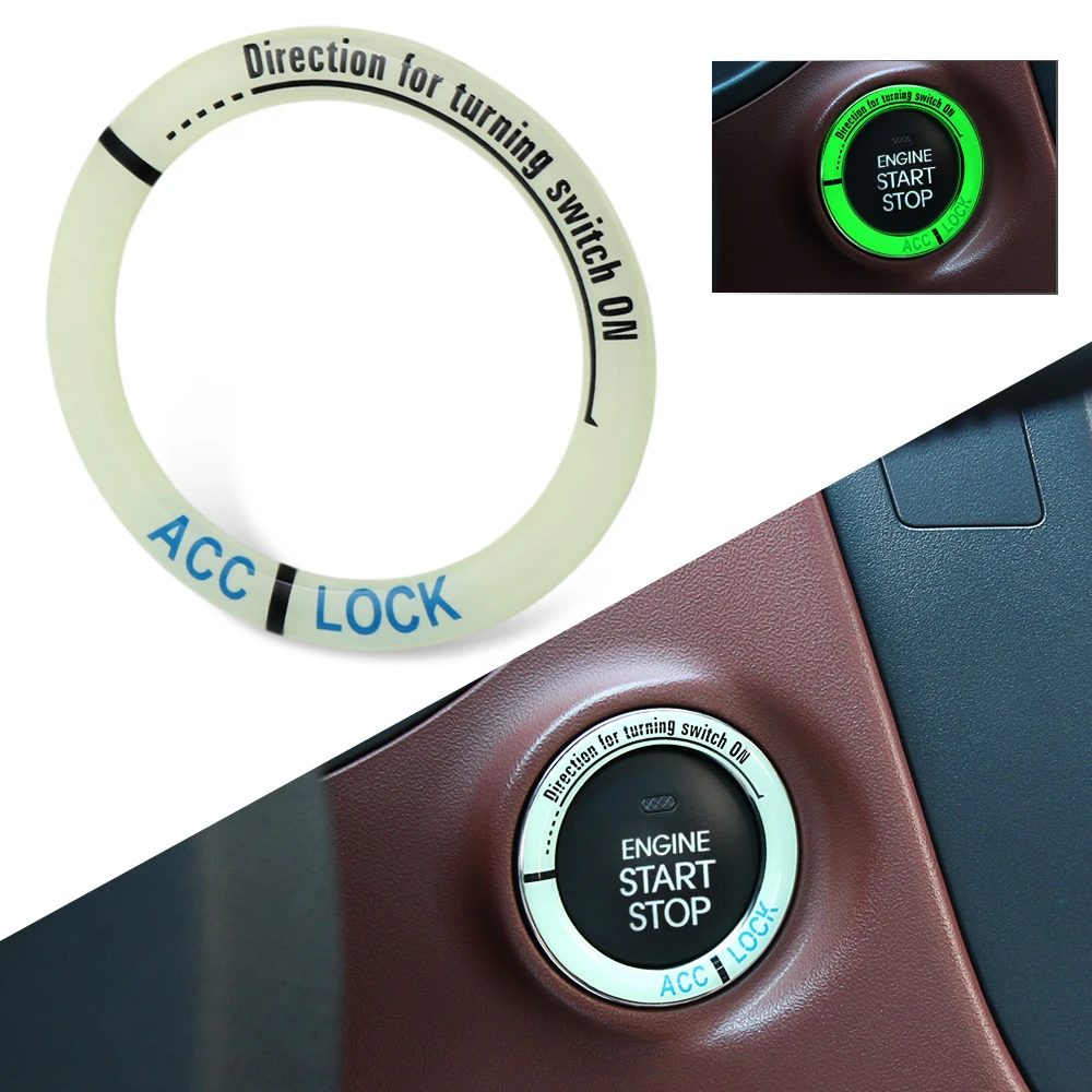 

Car Engine Start Stop Ignition Key Switch Button Cover for KIA RIO Ford Focus Hyundai IX35 Solaris Mitsubishi ASX Outlander