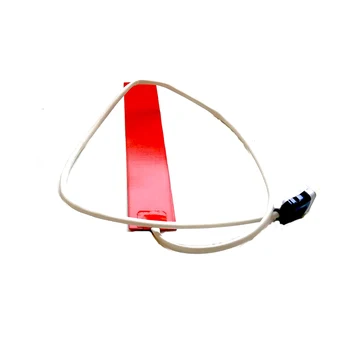 

50*300*1.5mm 240v 105w silicone band heater for machine 1000mm lead wire with 2pins plug come out from middle of 50mm side