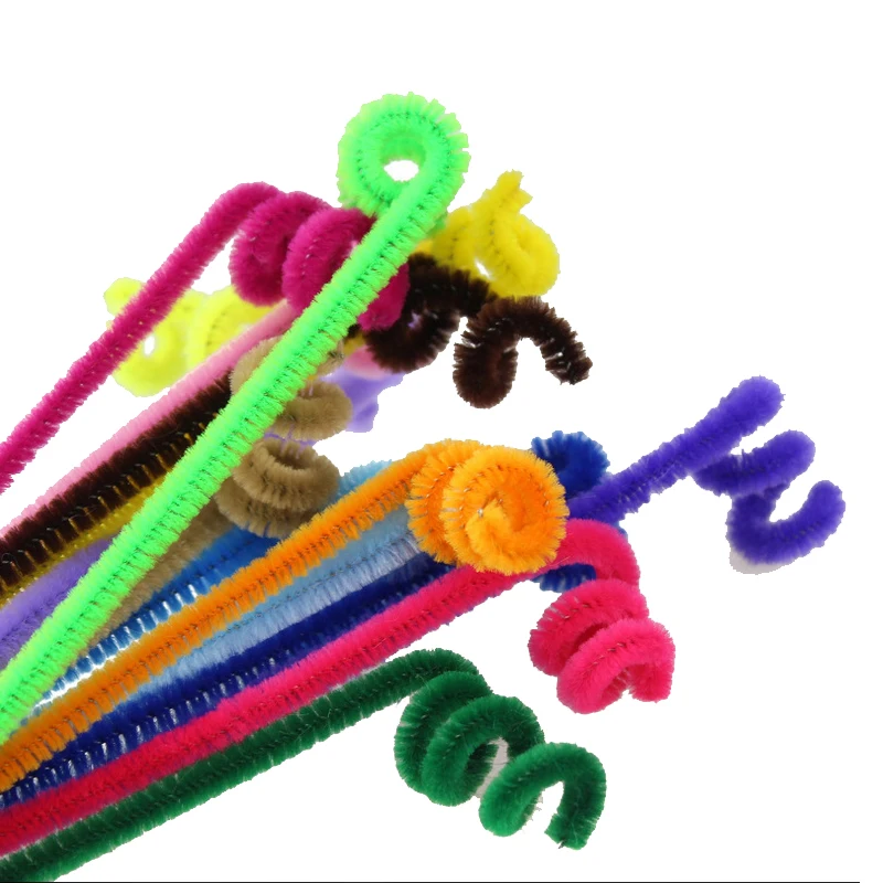 CCINEE 30 см стебли синели, очистители труб дети плюшевая обучающая игрушка красочные трубы очиститель игрушки DIY ремесло поставки