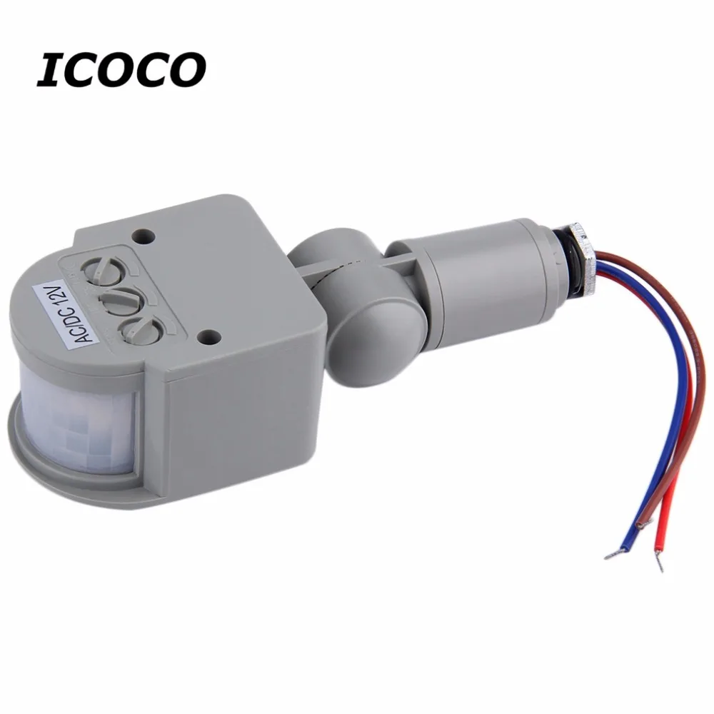 

1Pc DC/AC8V-12V Automatic PIR Infrared Motion Sensor Detector Switch for LED Light Security Quality Indoor Outdoor Drop Shipping