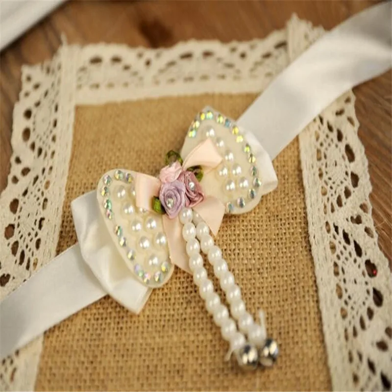 Pet Fashion Dog Collar Bow With Bell Cat collar Ribbon Adjustable XS S M L XL Various Colors Gifts | Дом и сад