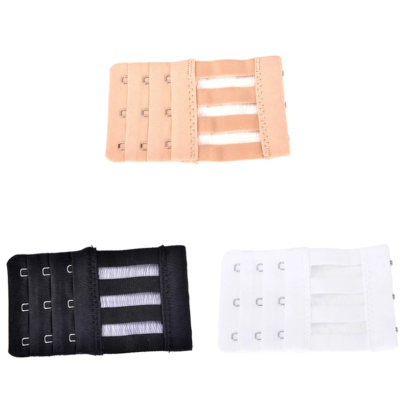

Adjustable Bra Buckle Extenders Strap Extension 3 Hooks Underwear Accessories
