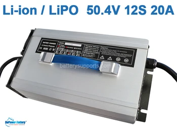 

SuPower Li-ion LiPo 12S 43.2V 44.4V 48V 50.4V 20A Lithium Li-Poly universal Wall Socket Battery Charger auto-stop Power Supply