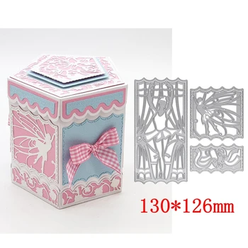 

Ballet Dancer 3D Box Frame Metal Cutting Dies Stencils For DIY Scrapbooking Decoration Embossing Supplier Cards Craft Die Cut