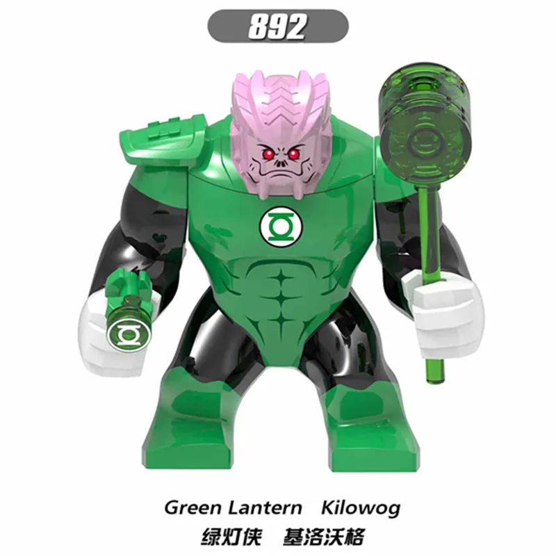 

XH 892 Single Sale Green Lantern Kilowog Super Heroes Bricks Model Venom Figures Action Building Blocks For Children Gift Toys