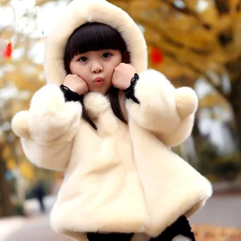 

baby girls Jacket fur coat 2020 Children Autumn Outerwear Clothing Lightweight Cotton Clothes fashion cute outfit long sleeve