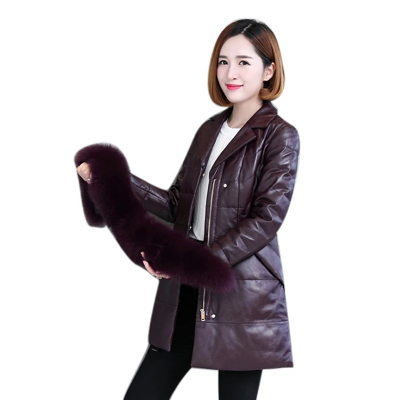 Aliexpress.com : Buy 2019 Single Breasted Long Faux