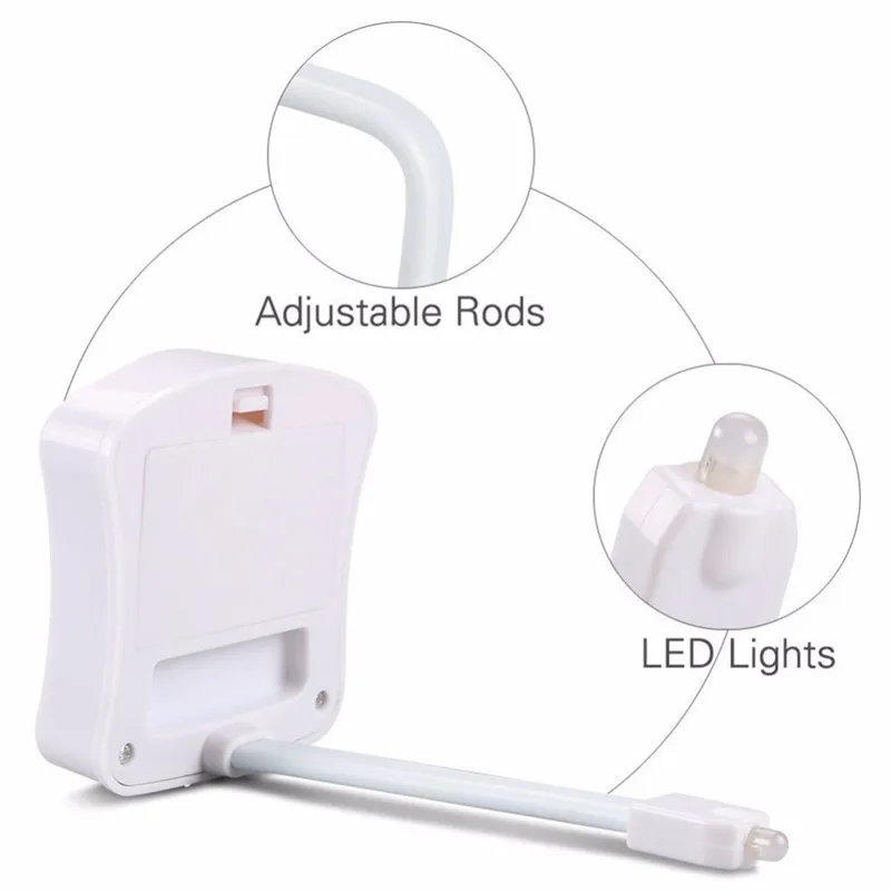  Motion Sensor LED Toilet Light Night Light Seat Lamp Luminaria 8 Color Changing Auto RGB PIR Human  - 32800822457