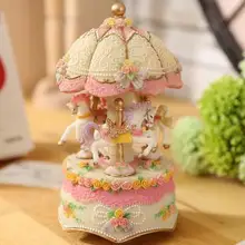 RONG-719+ карусель музыкальная шкатулка коробка креативный День Святого Валентина, чтобы отправить девочки фестиваль bestie девочка детский подарок на день рождения