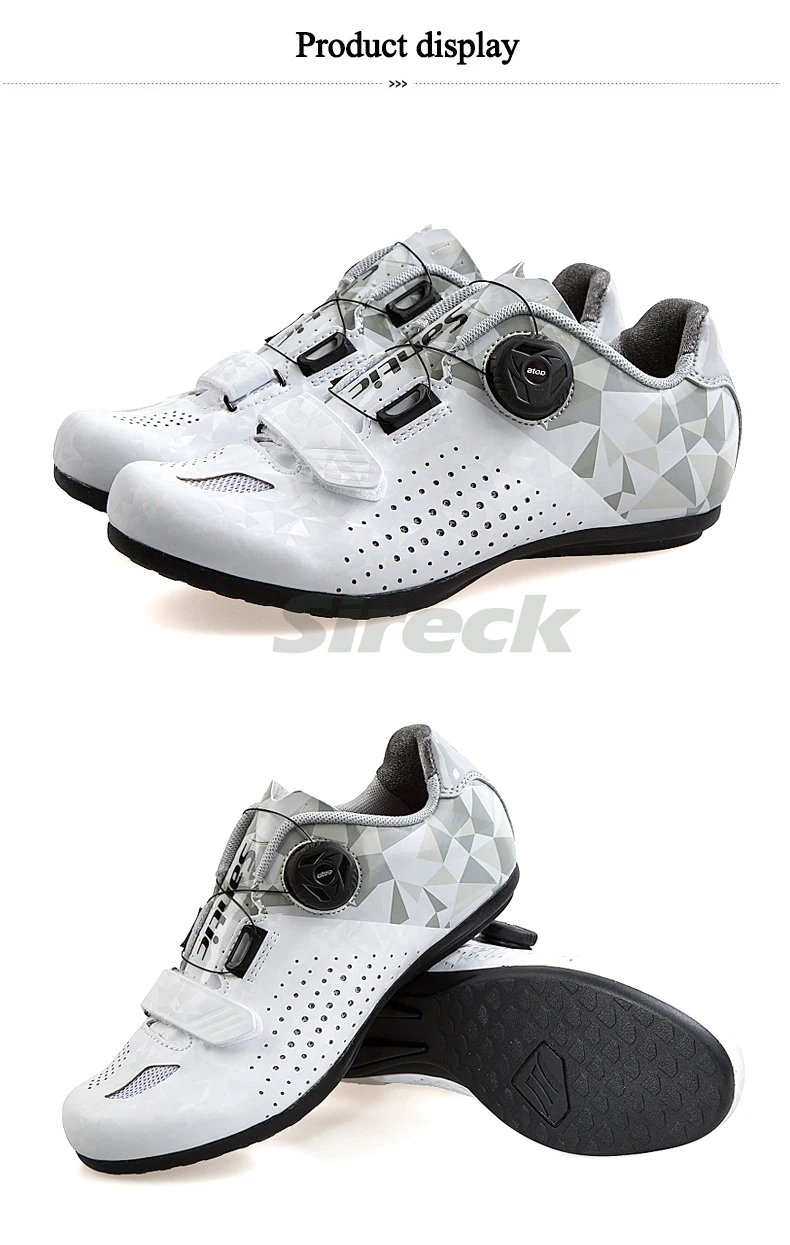 Santic Cycling Shoes Men Women MTB Mountain Road Bike Shoes Rubber Anti-slip Unlocked Bicycle Shoes Zapatillas Ciclismo