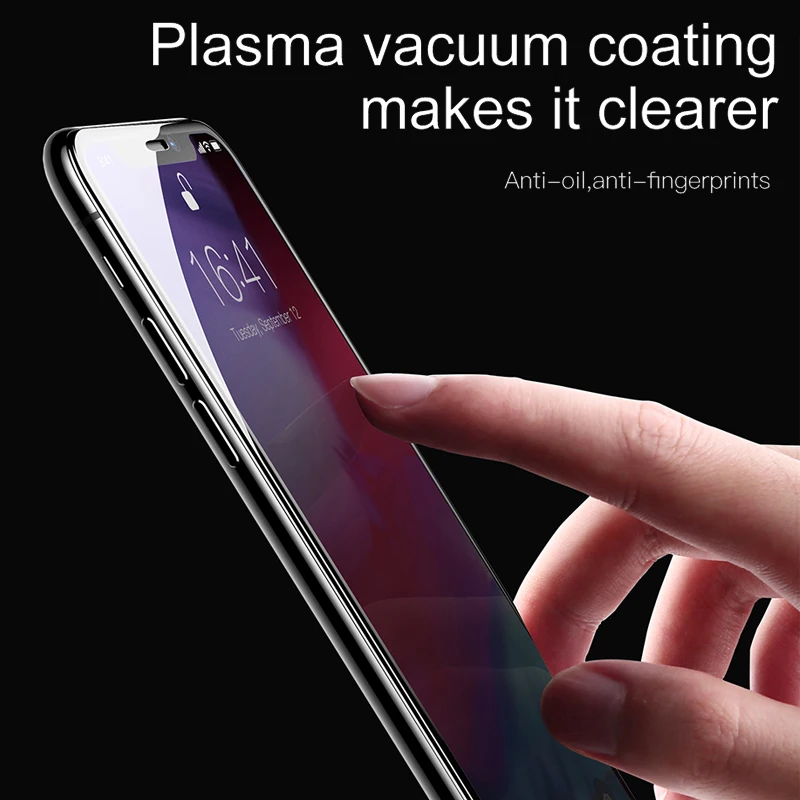 Закаленное стекло Baseus для iPhone XS Xr Xsmax 0 2 мм|Защитные стёкла и плёнки| |