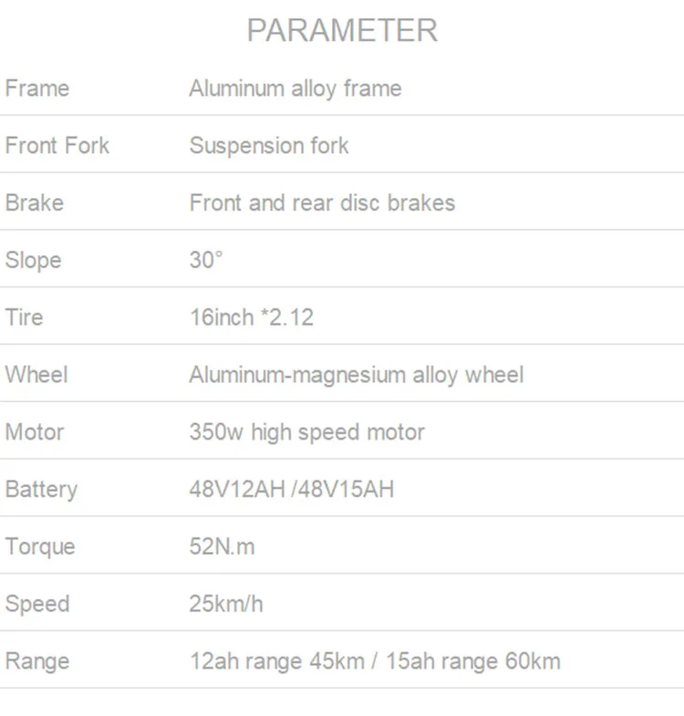 Clearance 16inch electric bicycle 48V15AH 350w motor Urban smart electric bicycle Double power female and small fold ebike  speed 25-40km 11