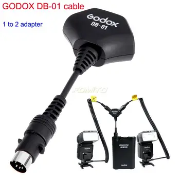 

Godox DB-01 one-to-two Battery Cable Y Adapter for PROPAC Power Pack PB960 PB820 PB820S AD360 AD180 camera accessories