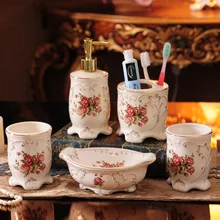 5 шт. набор аксессуаров для ванной комнаты, набор для ванной включает дозатор мыла, мыльницу, барабанную машину, держатель зубной щетки для дома, офиса, отеля