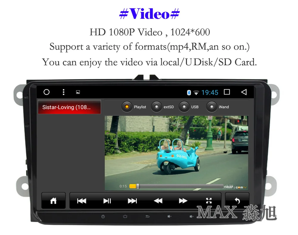 Excellent MAX GPS Navigation System Android 8.1 Car DVD Player for TIGUAN EOS POLO PASSAT CC GOLF 5 6 Radio RDS DAB+ BT 4G WIFI map 1080P 4