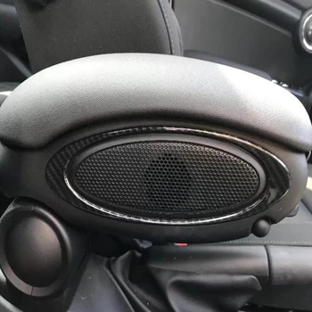 

Free Shipping! For Mini Cooper 2018 3 Doors/5 Doors ABS Chrome Car Interior Central Armrest Storage Box Cover Trim 2PCS Moulding