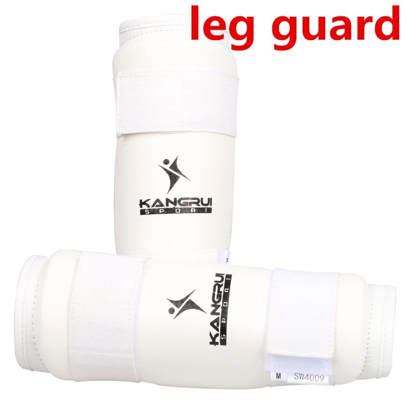2 pcstaekwondo протектор для рук WTF щитки ТКД ноги защита для тхэквондо защита для ног Каратэ Кикбоксинг Спортивная Безопасность - Цвет: Белый