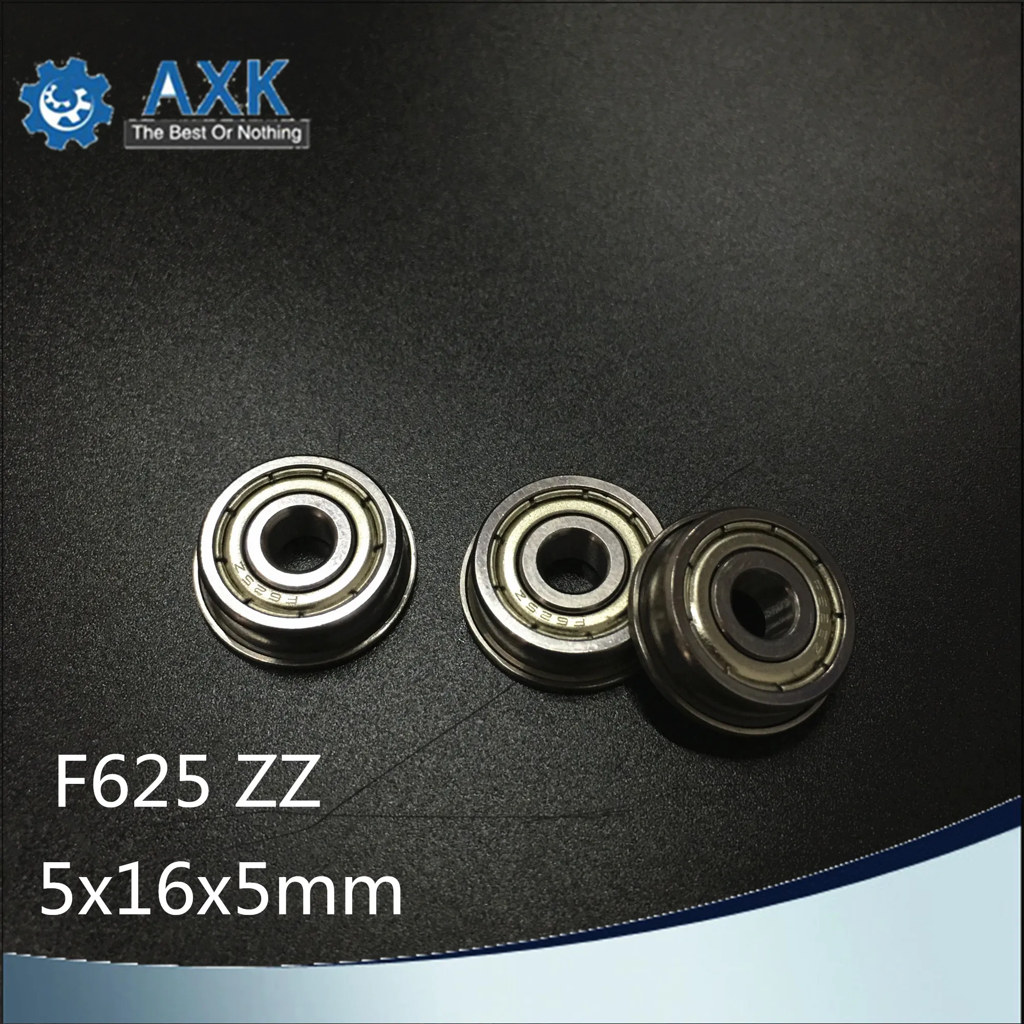 F625ZZ Фланцевая втулка подшипника 5x16x5 мм ABEC-1 ( 10 шт.) фланцевые F625 Z ZZ шариковые