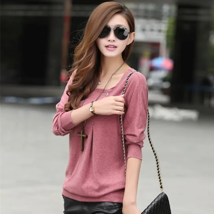 bat sleeve loose long sleeved t shirt 