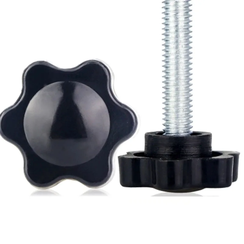 M5 M6 Bakelite Plum Blossom Screw Plastic Thumb Screws Star Type Six