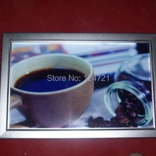 Новые A3 светодиодный алюминиевый каркас рекламы табло/тонкий светодиодный lightbox