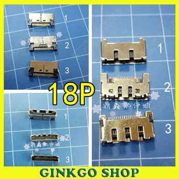 

75pcs 3Models 18P USB Tail Connectors Interface USB Data Port Jacks for Printer Phone 18Pins USB Charging Sockets