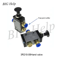 3R210-08 ручной клапан механический клапан шарикового клапана переключатель двухсторонний трехкомпонентный каталитический 3L210-08