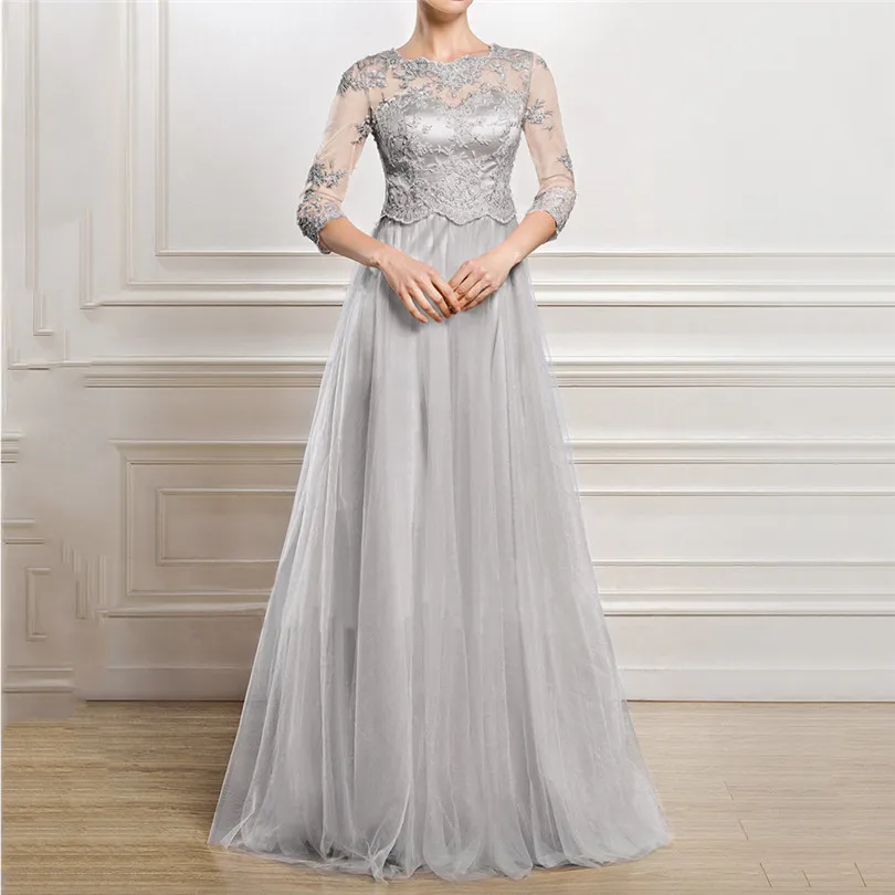  Women Summer Elegant Dress Sling Cross Wedding Ladies  Dress Party Evening Slim Hollow Lace Maxi Dresses#4M08 (5)