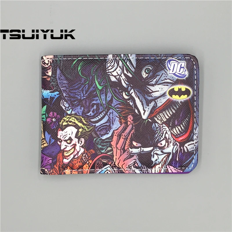 Hot Selling Retail Wholesale DC The Batman Joker character wallets
