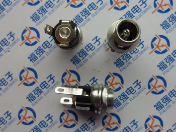 

1pcs/lot DC socket, DC - 025 supply interface screw metal head is 5.5 2.5 MM