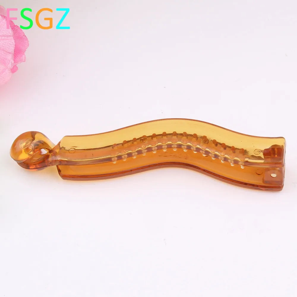 2018 Newest RENA CHRIS Transparent PC Banana Hair Clip Korean Brand