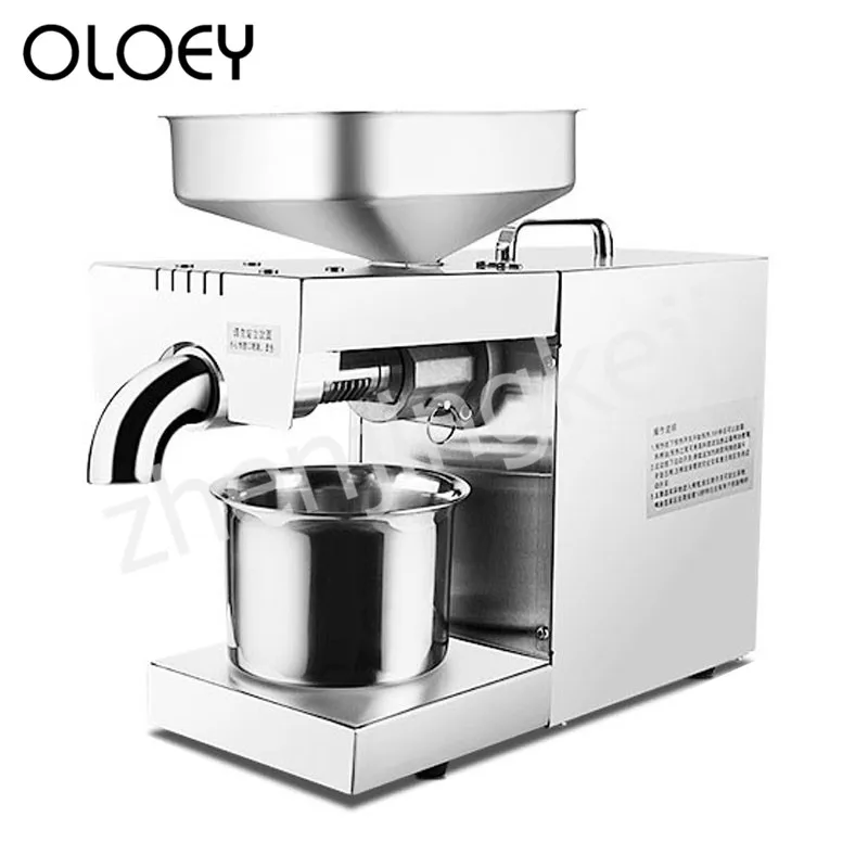 

Small Household oil Press Automatic Stainless Steel Peanut oil Machine Multi-function oil Press