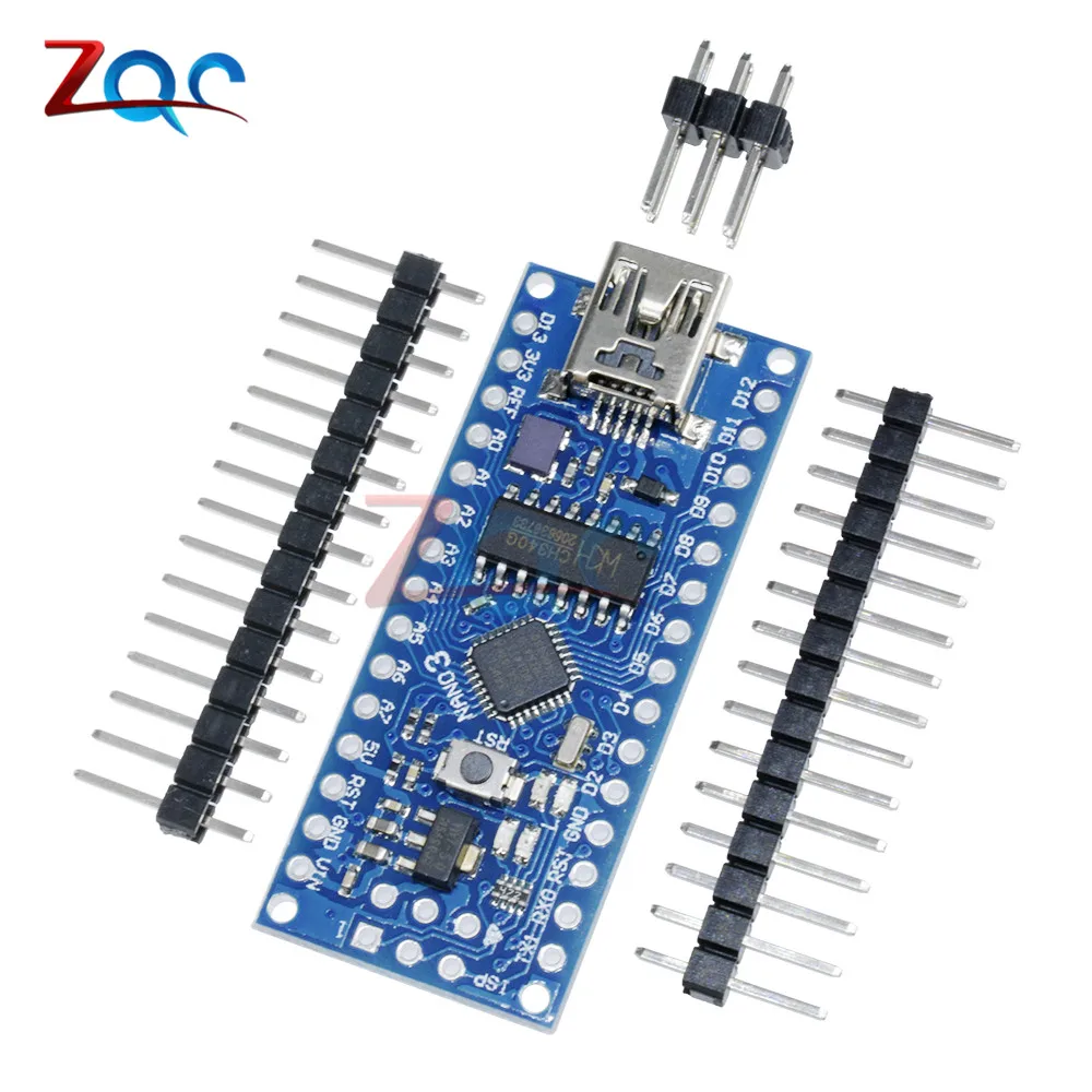 Плата ATmega168 CH340 CH340G Nano V3.0 3 0 Mini USB UART плата 16 МГц В 5 микроконтроллер модуль