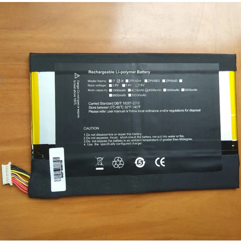 Kaufen 7,4 V Ersatz Batterie 4500mAh für Cube I7 Handschrift   MIX PLUS Tablet PC Akkumulator Li Po Wiederaufladbare kubi i8 C6116 I8116