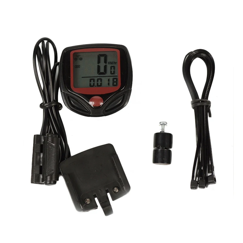 Wired Bicycle Speedometer Cycling Computer Digital LCD Computer Bike